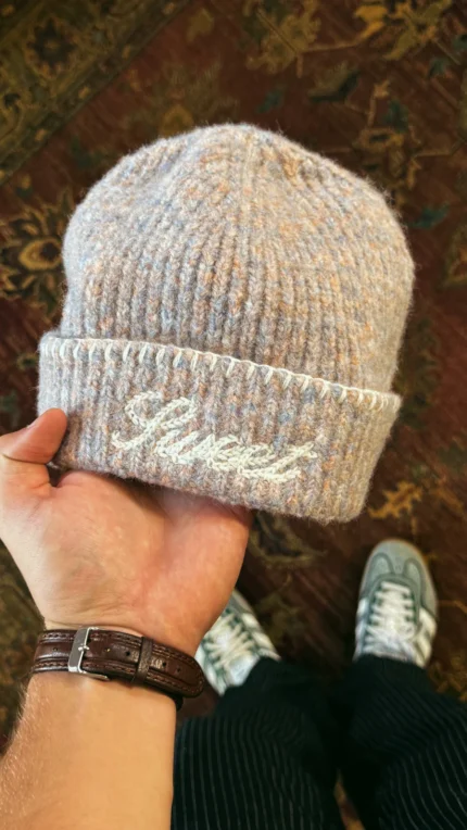 SWEET DUNE BLUE KNIT BEANIE