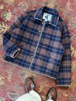 SWEET PLAID WOOL JACKET