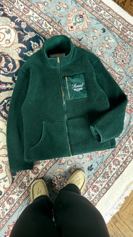 SWEET EMERALD DEEP PILE JACKET