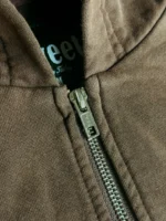 SWEET AGED BROWN ZIP-UP