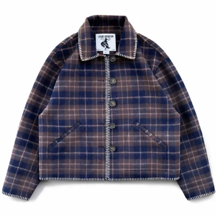 SWEET PLAID WOOL JACKET