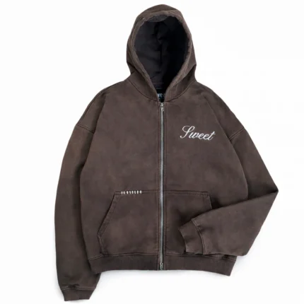 SWEET AGED BROWN ZIP-UP