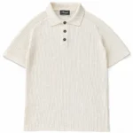 SWEET OFF-WHITE RIBBED POLO