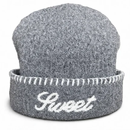 SWEET GREY KNIT BEANIE