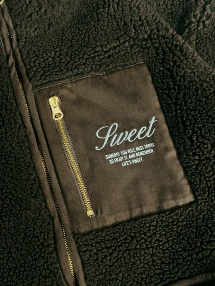 SWEET BROWN DEEP PILE JACKET